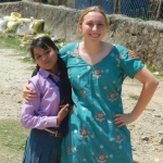 Rebecca's last day at school in Nepal