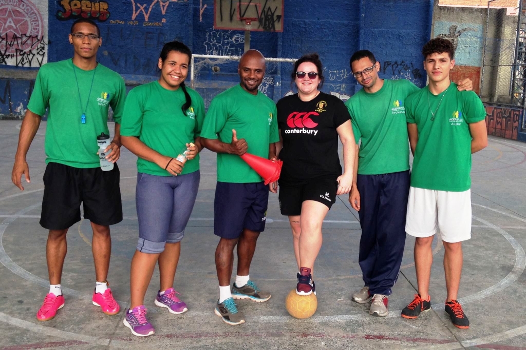 sport coach volunteering programme in Brazil