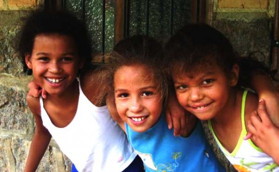 three kids from Sao Paulo