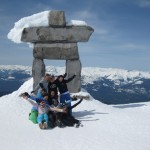 workers enjoying a day off in Whistler