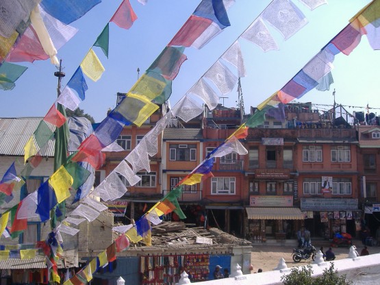 Prayer flags in Nepal