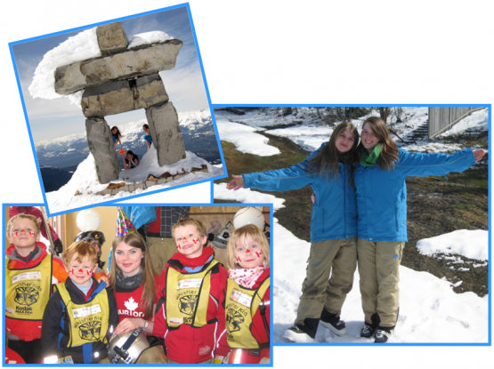 Family reunion in Whistler Canada
