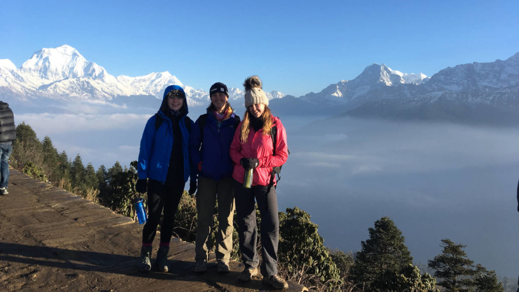 Trekking in Poon Hill, pause for a photo