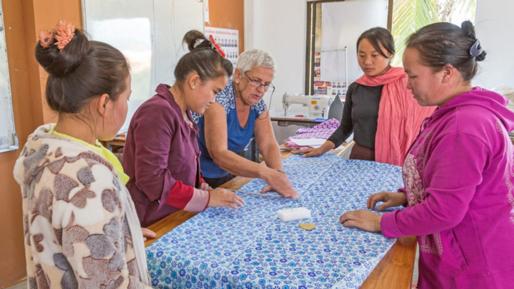 Women during a workshop