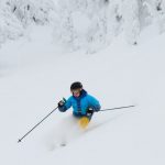 Oyster ski instructor in Whistler