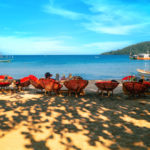sunbathing in Cambodia