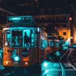 Trams rattle through LIsbon