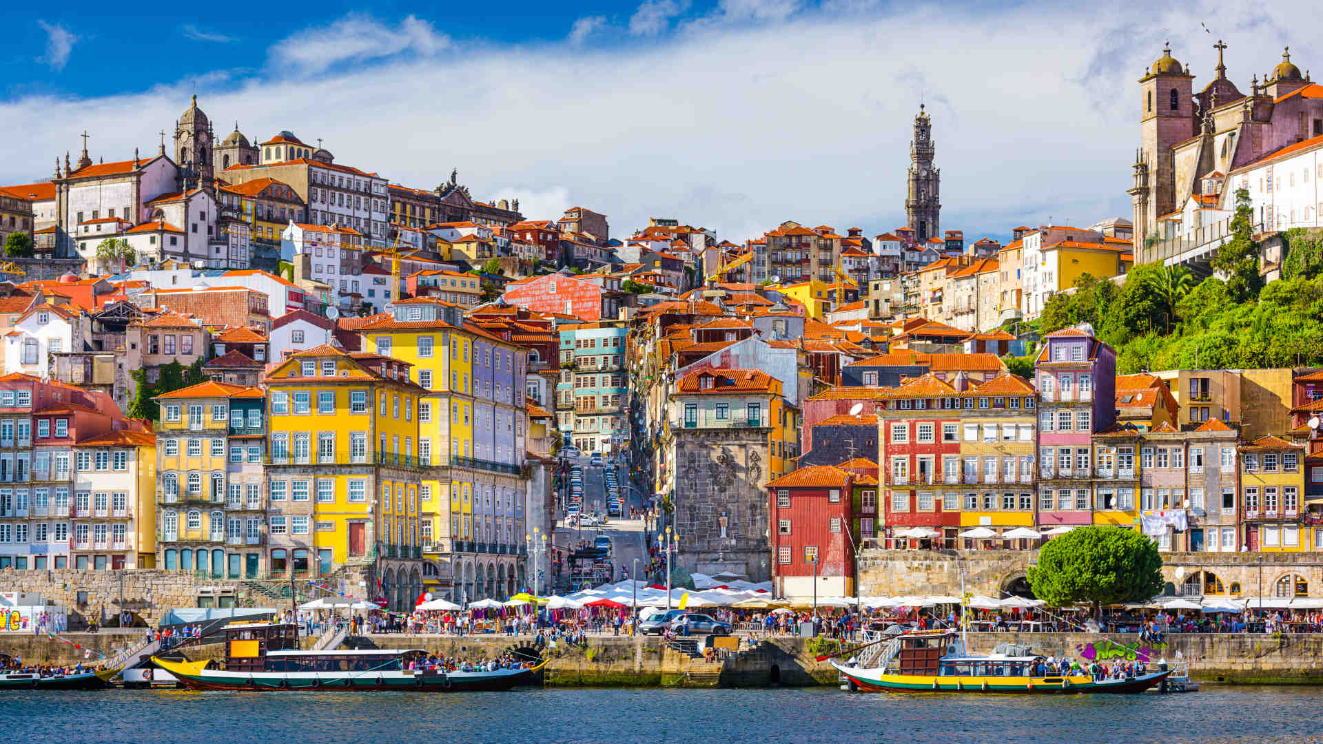 A photograph of Lisbon's waterfront from the water