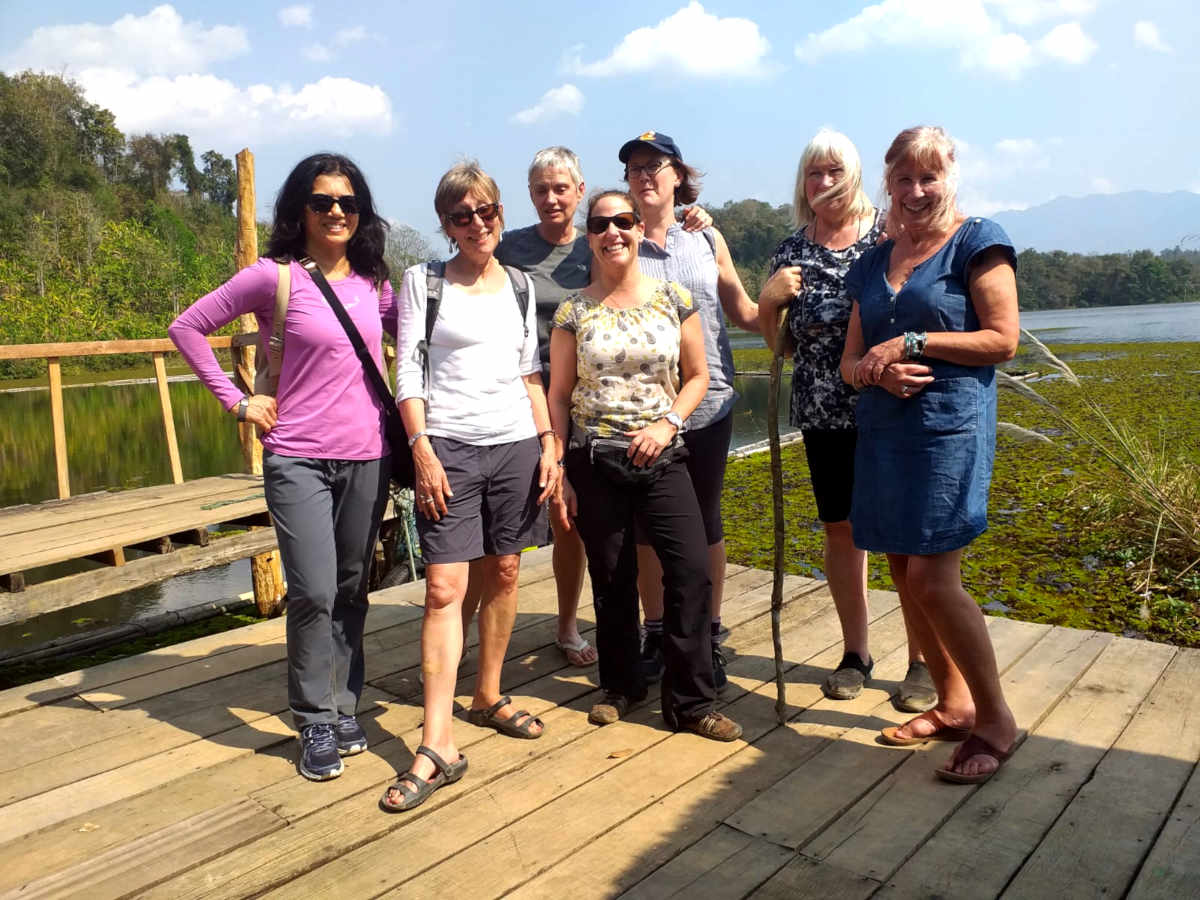 The over 40s volunteer group in Laos