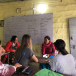 Ella teaching in Nepal