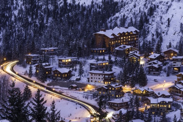 Ville de ski de Courchevel