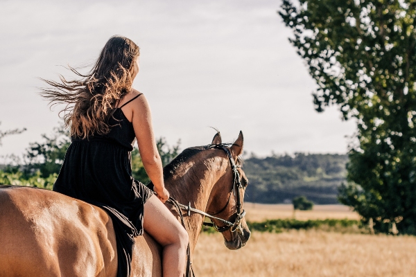 Girl Riding Horse