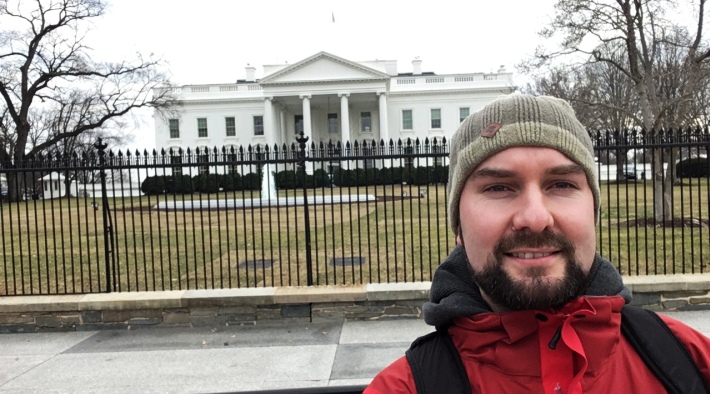 Jon visiting White House, Washington DC