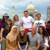 Medical interns at Taj Mahal