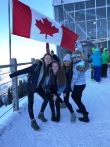 Oyster ski instructors enjoying Whistler