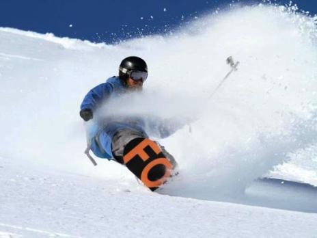 Snowboarding pro in Whistler