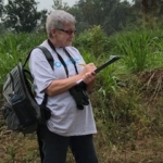 An Oyster volunteer helps to collect data on wild elephants in Sri Lanka