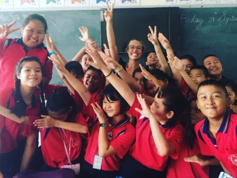 teaching thai children on a TESOL course