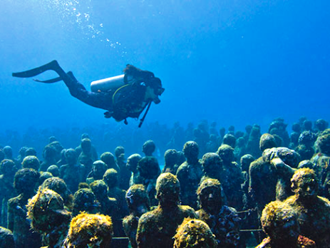 Marine conservation in mexico Underwater museum