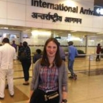 Medical volunteer at Indian airport