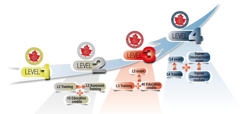 Levels of CSIA certification