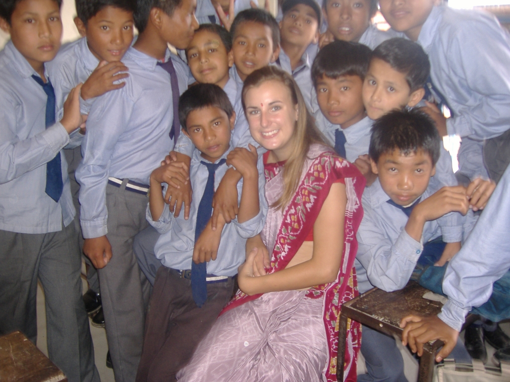 Leah Arnold 2008 Nepal Teaching 