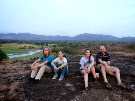 Family in Sri Lanka