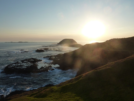 Sunset over Philip Island, Australia