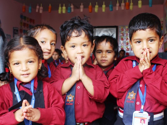 teaching in Nepal