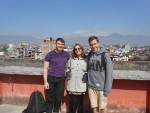 Volunteers sightseeing in Kathmandu