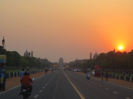 Sunset in Delhi