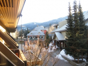 Balcony view from Blackcomb Lodge