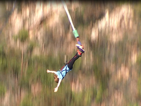 Jump off the highest bungee jump in the world in South Africa