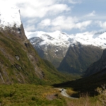 Landscape photo of New Zealand mountains