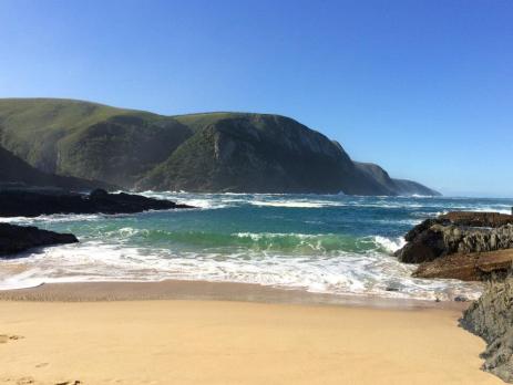 Stunning coastline on the Garden Route in South Africa