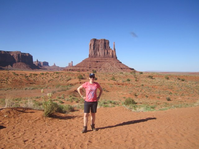 Lucy in Monument Valley